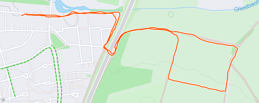 Map of the activity, Walk instead of run