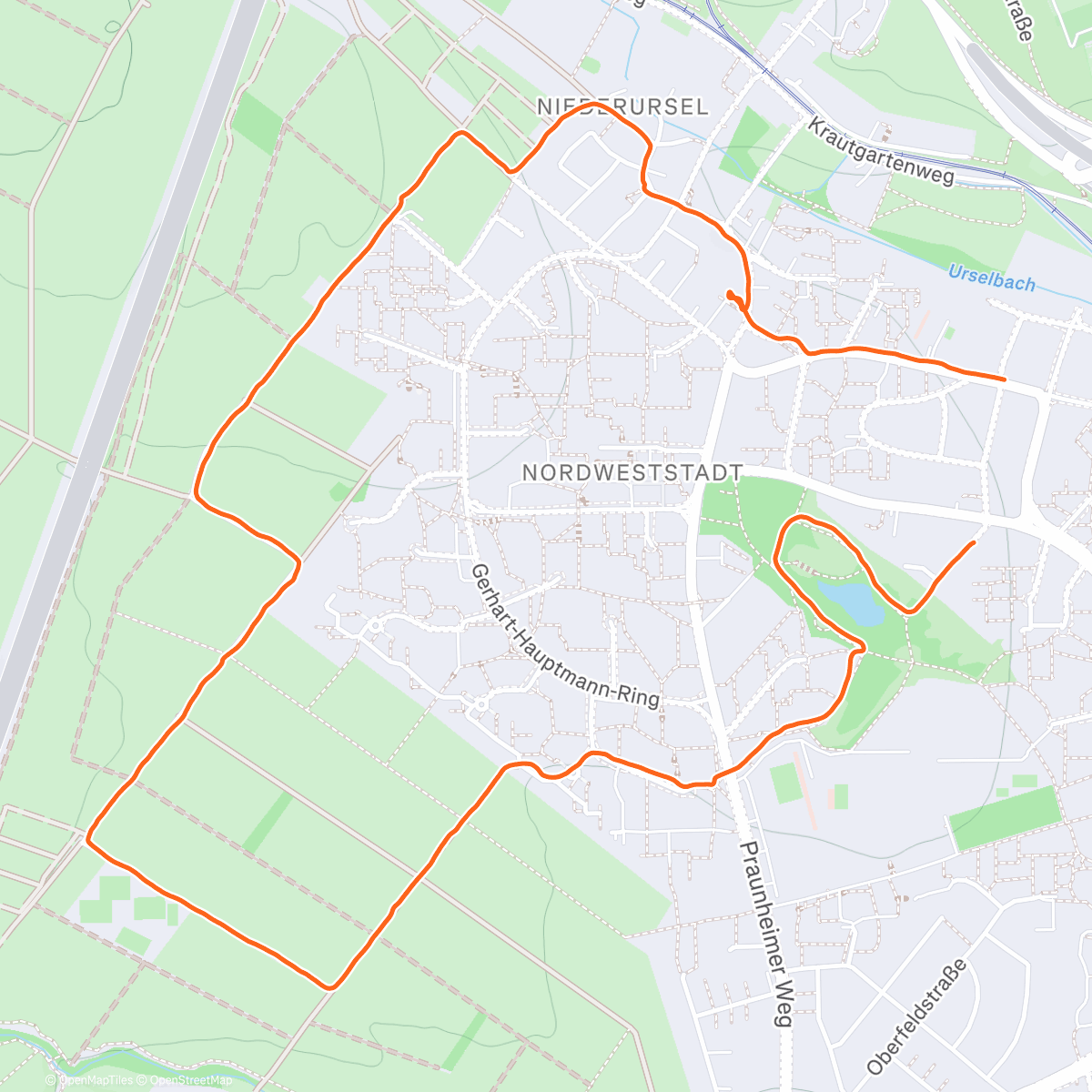Map of the activity, Noch ein kleiner Spaziergang nach dem Rumwerkeln