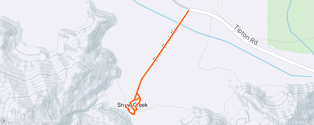 Карта физической активности (Morning Ride)