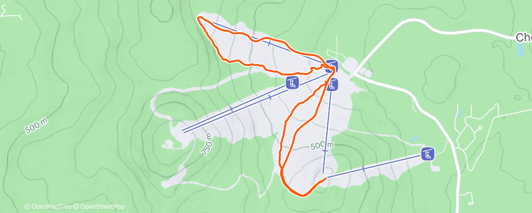 「Sortir de la retraite de skimoo」活動的地圖
