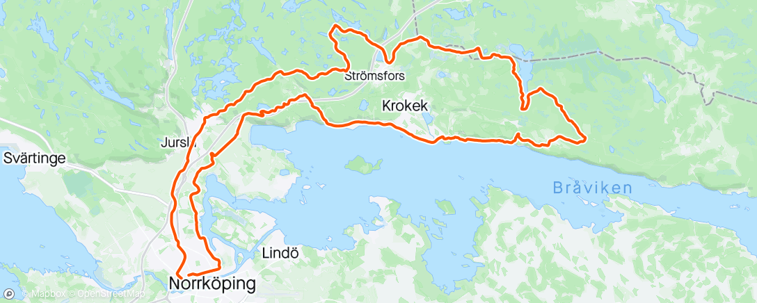 Map of the activity, Finaste stigarna i Kolmården 👌