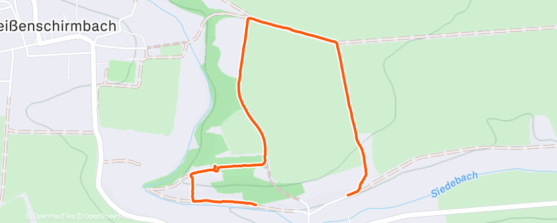 Map of the activity, Spaziergang am Nachmittag