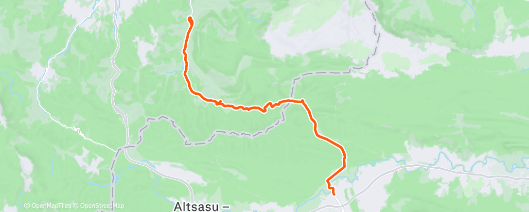 Карта физической активности (Lunch Ride)