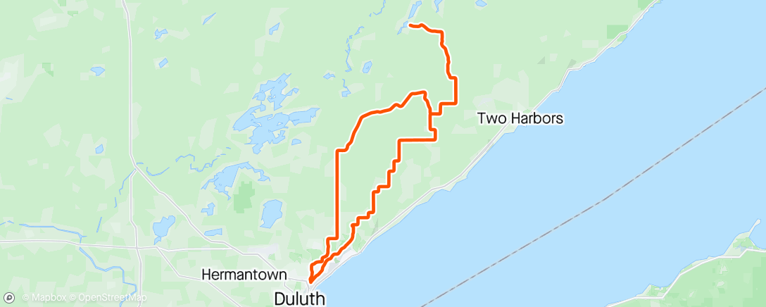 Map of the activity, New Bike to Classic Roads