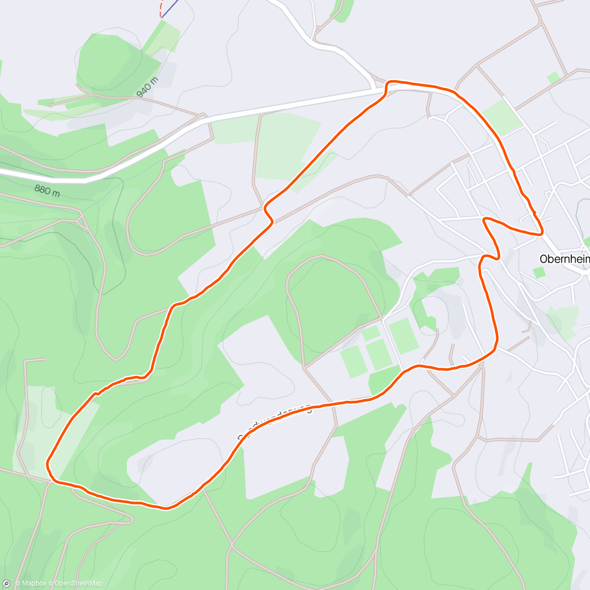 Map of the activity, Rentnerweg
