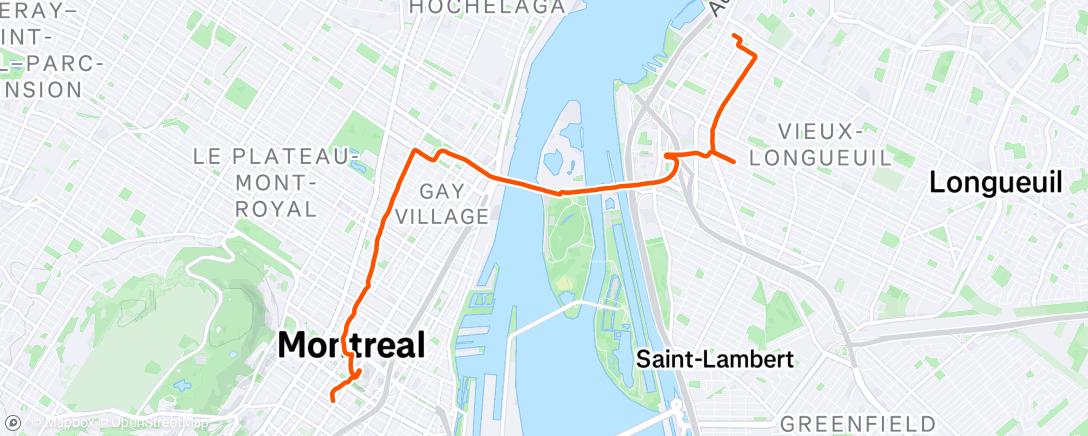 Map of the activity, BlueTube