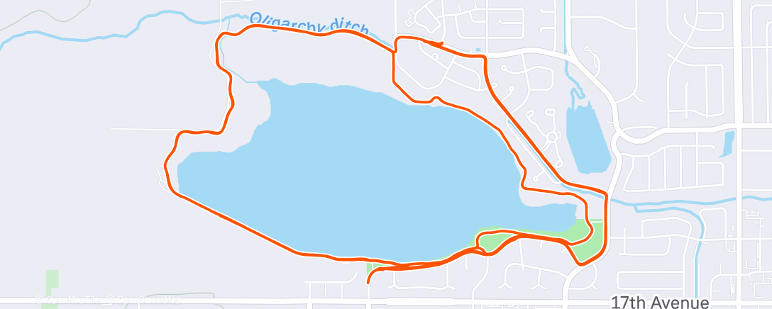 Map of the activity, Hanging out with my friends.