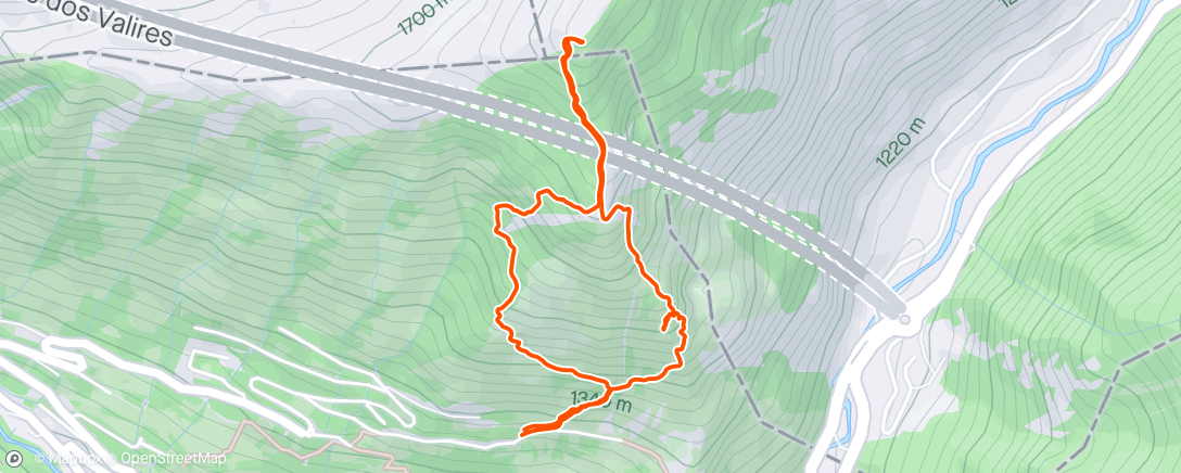 Map of the activity, Pic de Padern 🏔️
