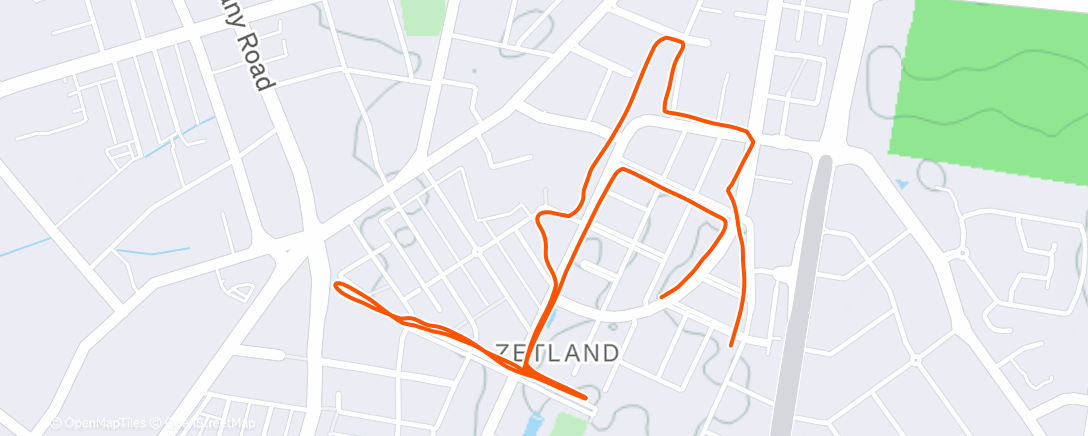 Map of the activity, Sydknee pain