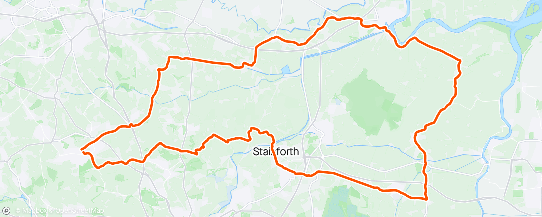 Map of the activity, Sandtoft Cafe. 🚴‍♂️🍮