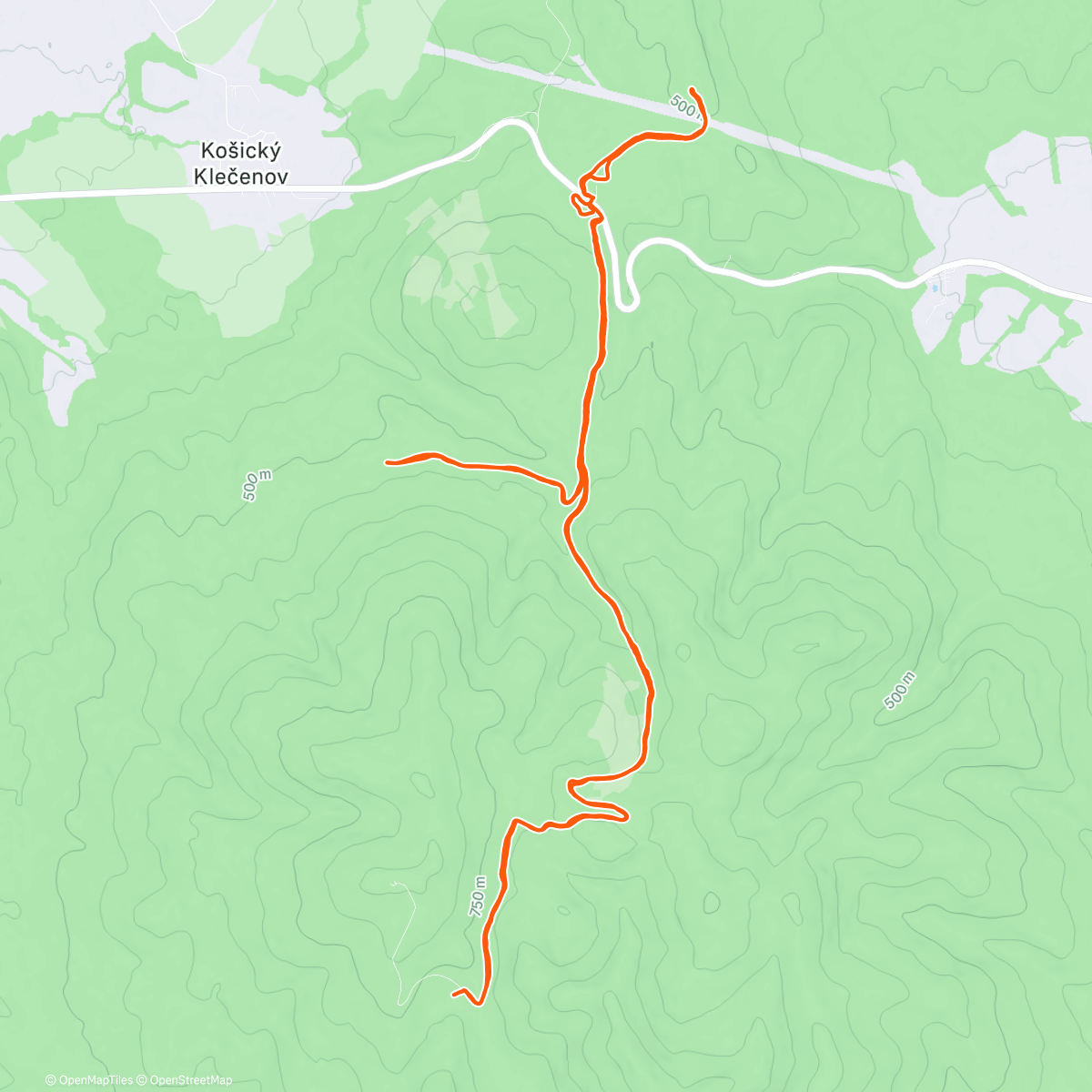 Карта физической активности (Nedeľný dlhý)