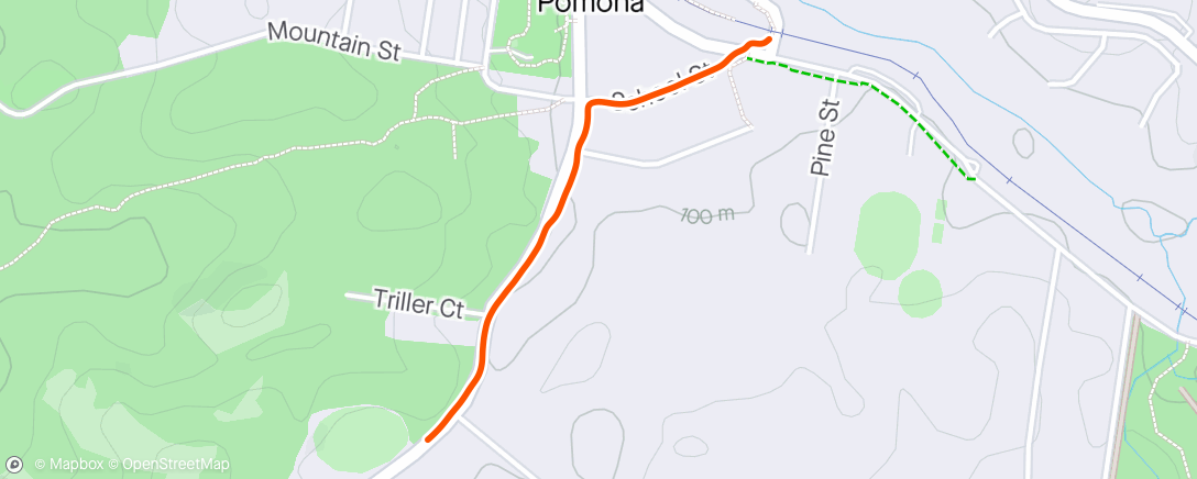 Map of the activity, Run Club - 6x 3mins, 1 min jog recovery