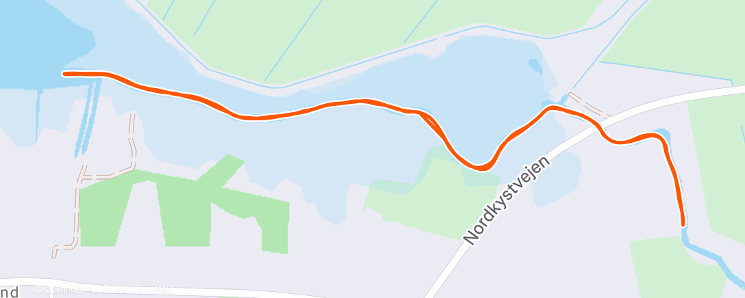 Map of the activity, Lunch Stand Up Paddling