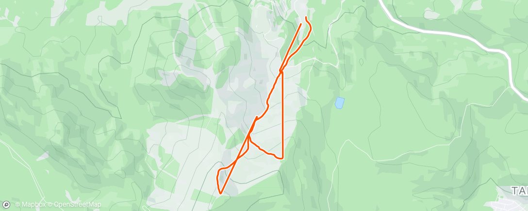 Map of the activity, Afternoon Alpine Ski