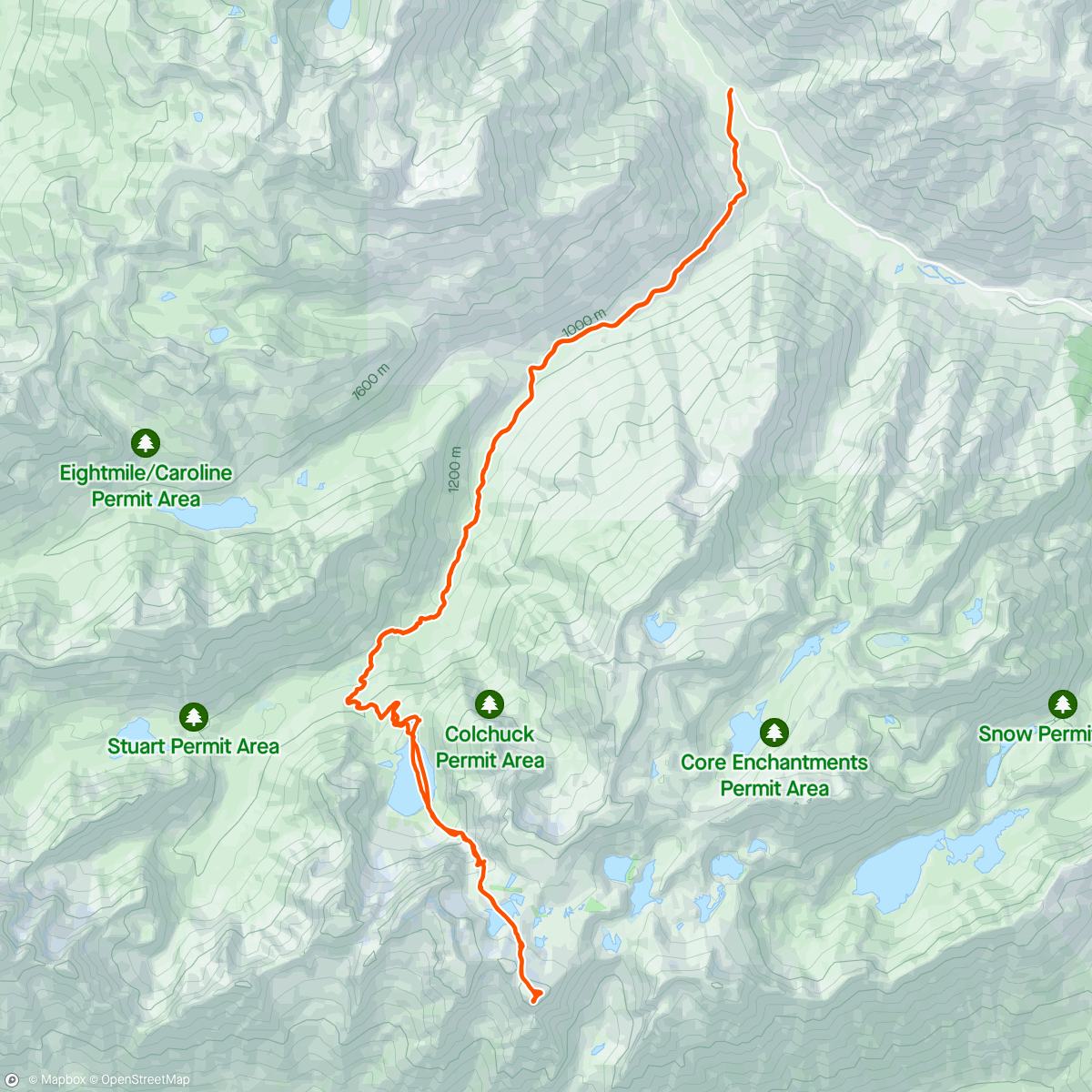 Map of the activity, Little Annapurna with Arya