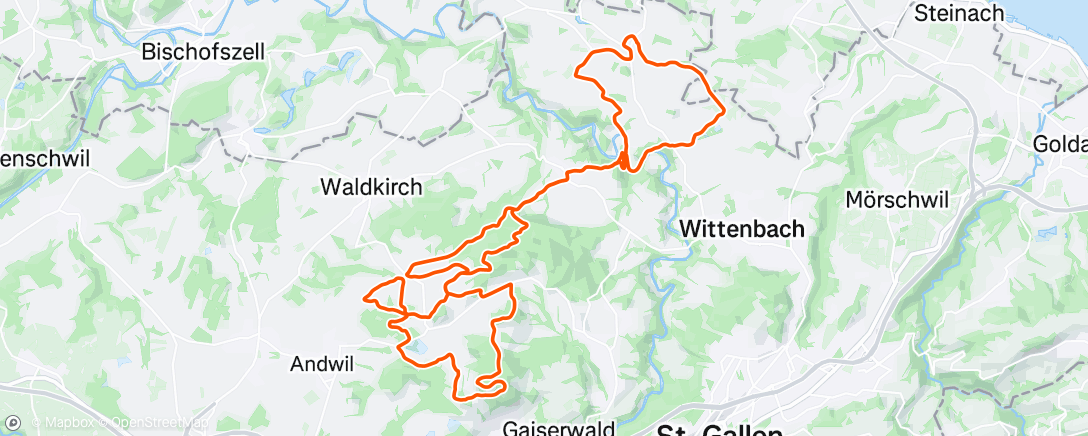 Map of the activity, ...huusberg rundi🥳