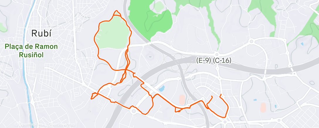 Map of the activity, Volteta amb Yann 🍂