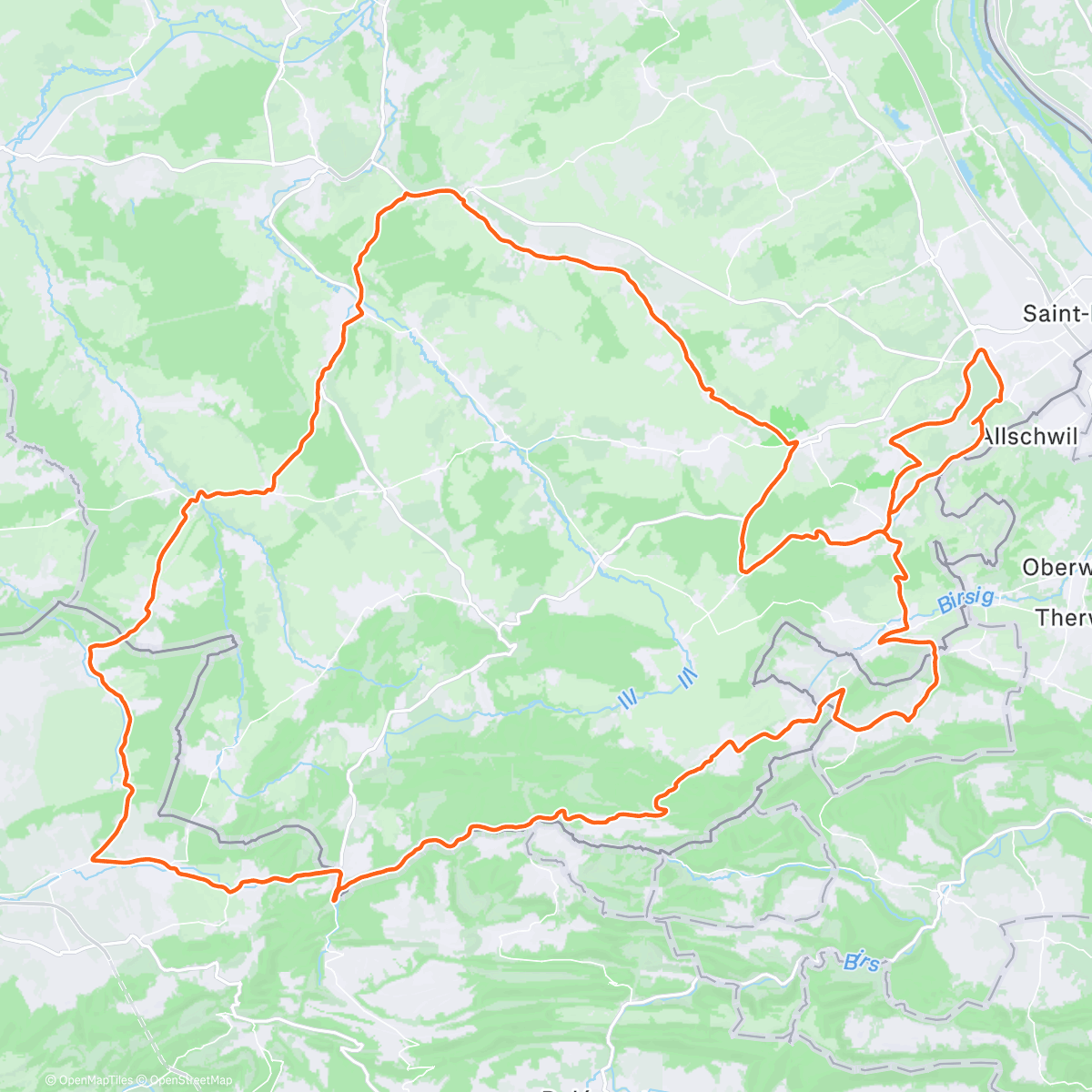 Map of the activity, Caille un peu