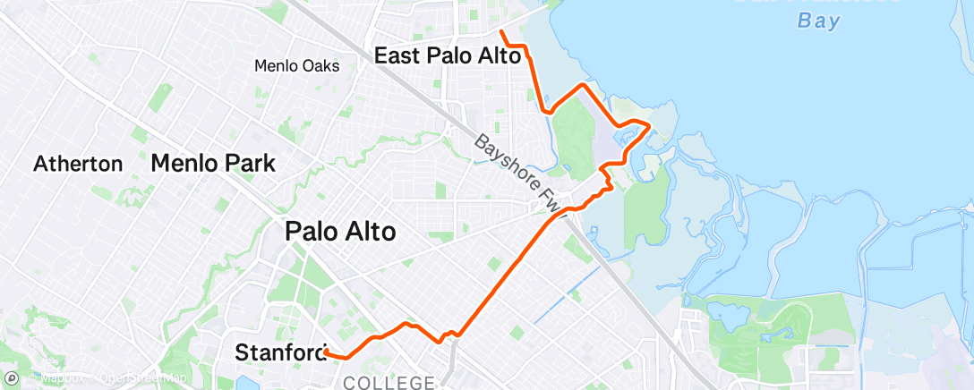 Map of the activity, New house new commute