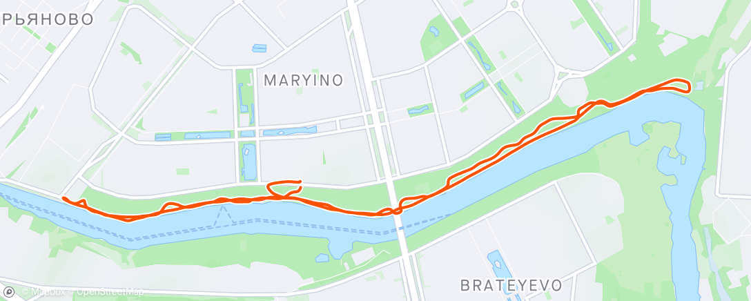 Map of the activity, Марьино, 12к