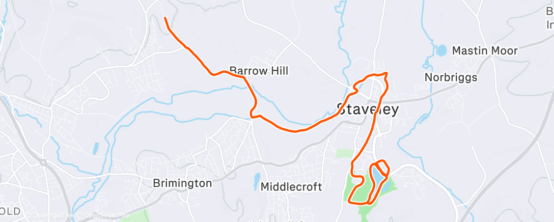 Карта физической активности (Morning Run)