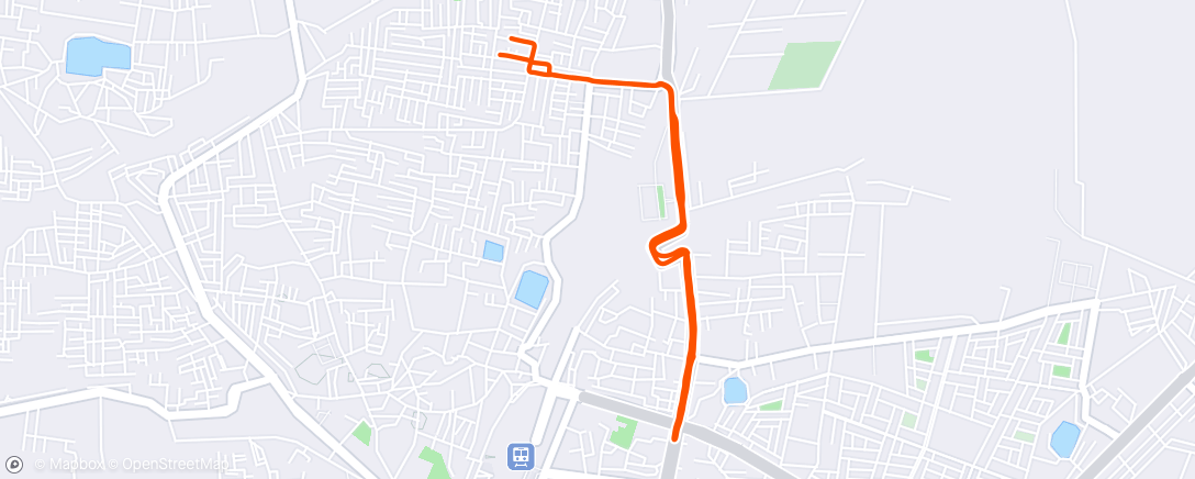 Map of the activity, Morning Ride