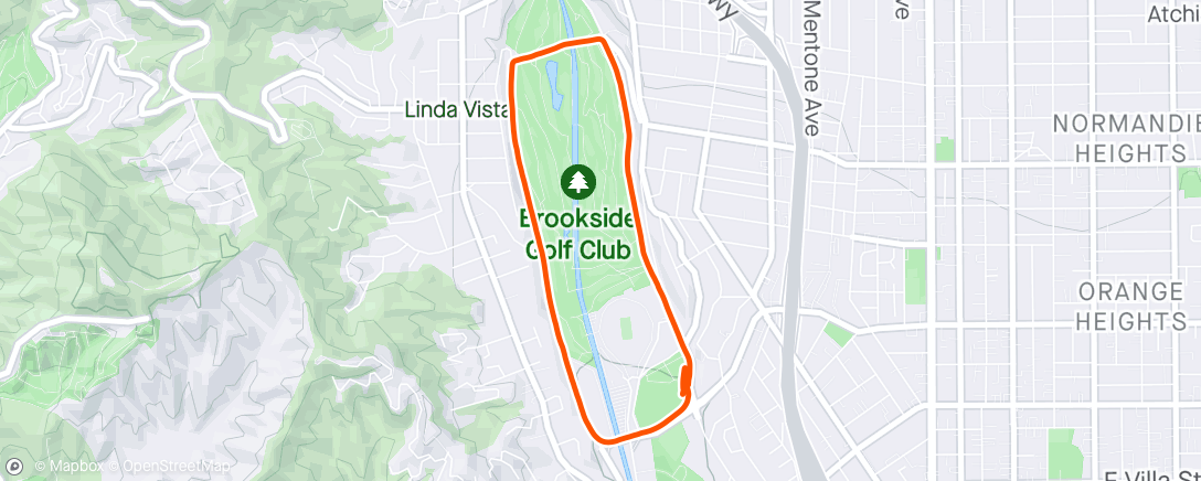 Map of the activity, Brisk loop
