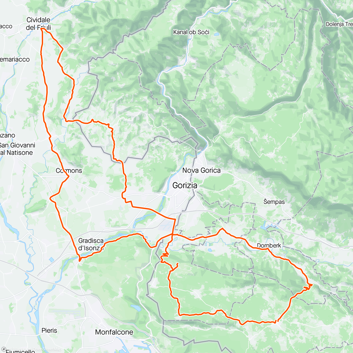 Map of the activity, Kraška ravninska 💫😍