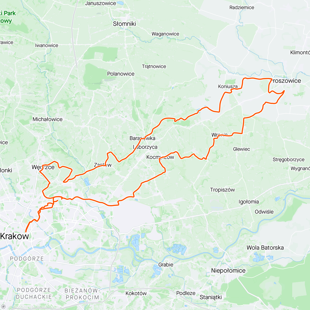 Map of the activity, Objazdy czwartkowe.