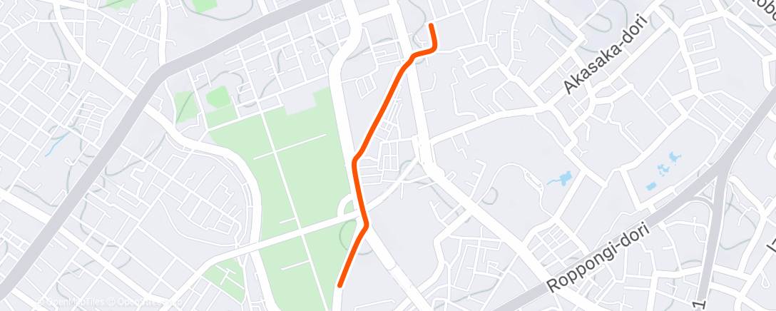 Map of the activity, Evening Ride