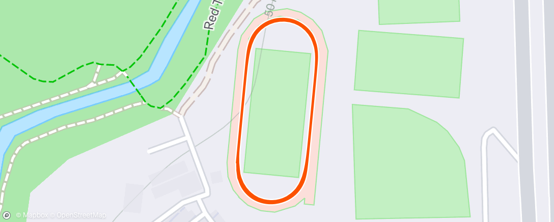 Map of the activity, 3x1600, 3x200