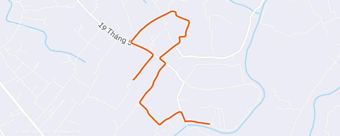 Map of the activity, Lunch Ride