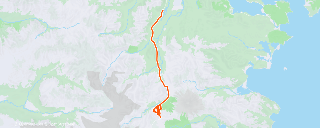 Map of the activity, Катание на сноуборде (утро)