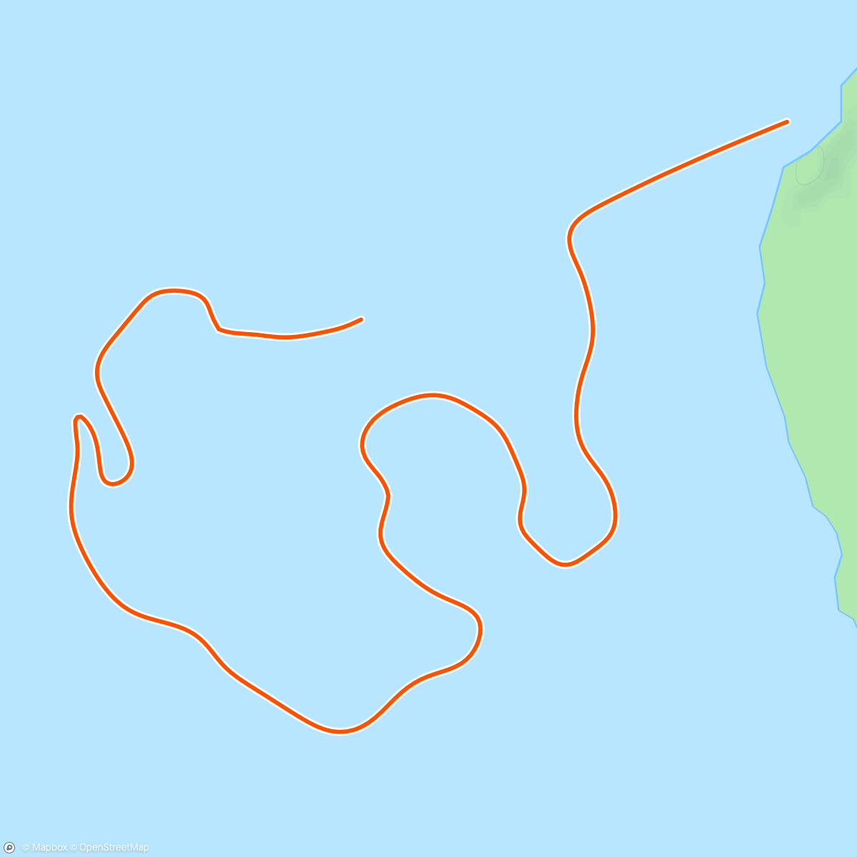Map of the activity, Zwift - Volcano Circuit in Watopia