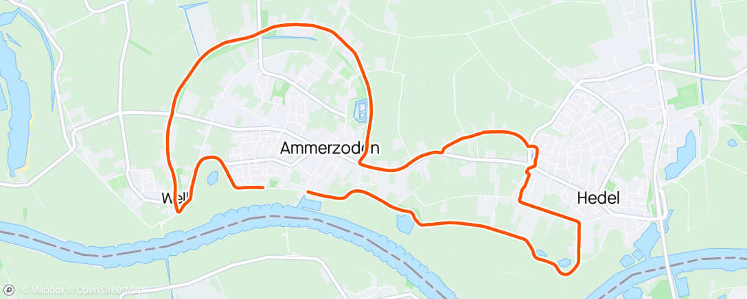 Map of the activity, Lunch Run - Test Gladiator broek