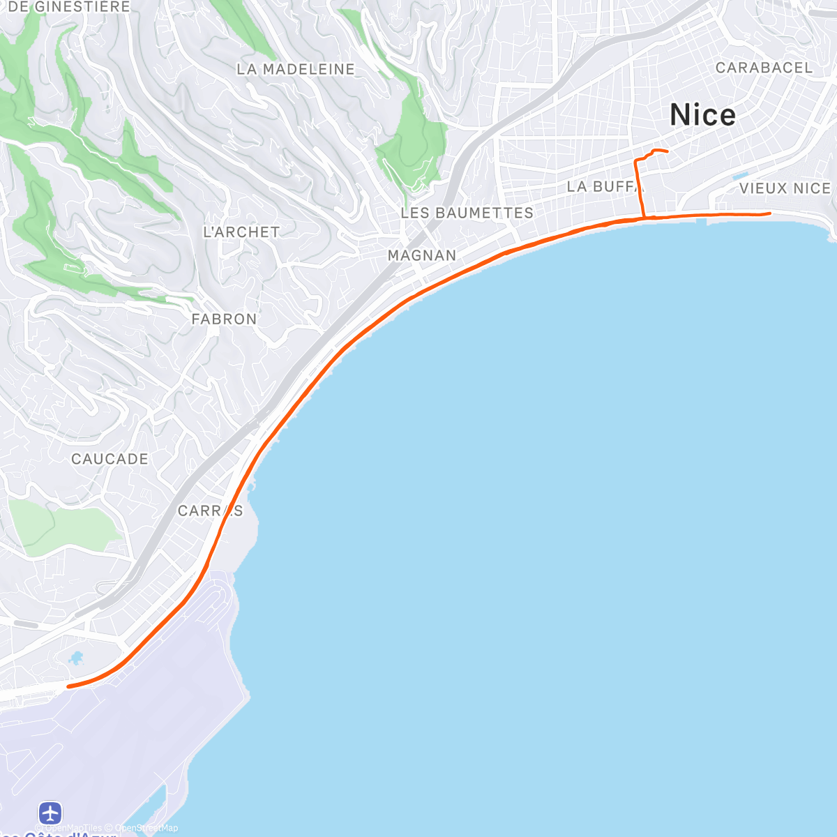 Map of the activity, Mont Venteux 💨