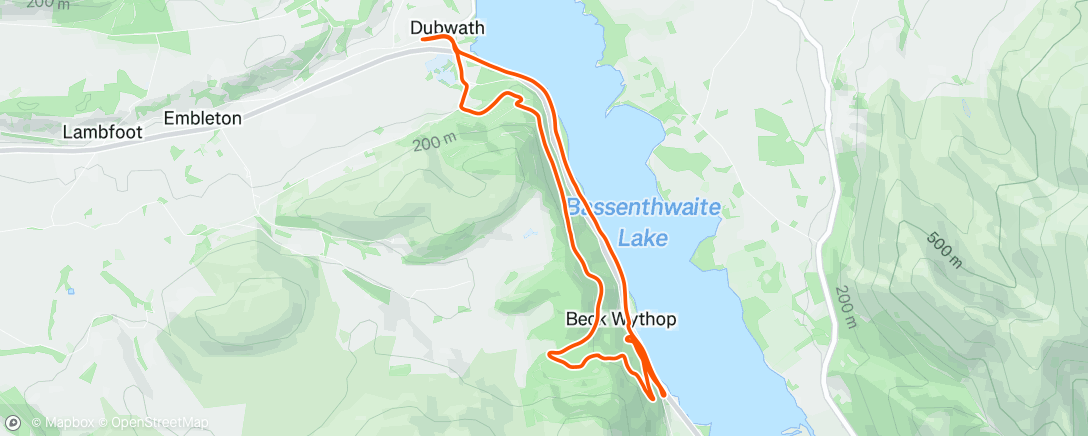 Map of the activity, Morning Ride