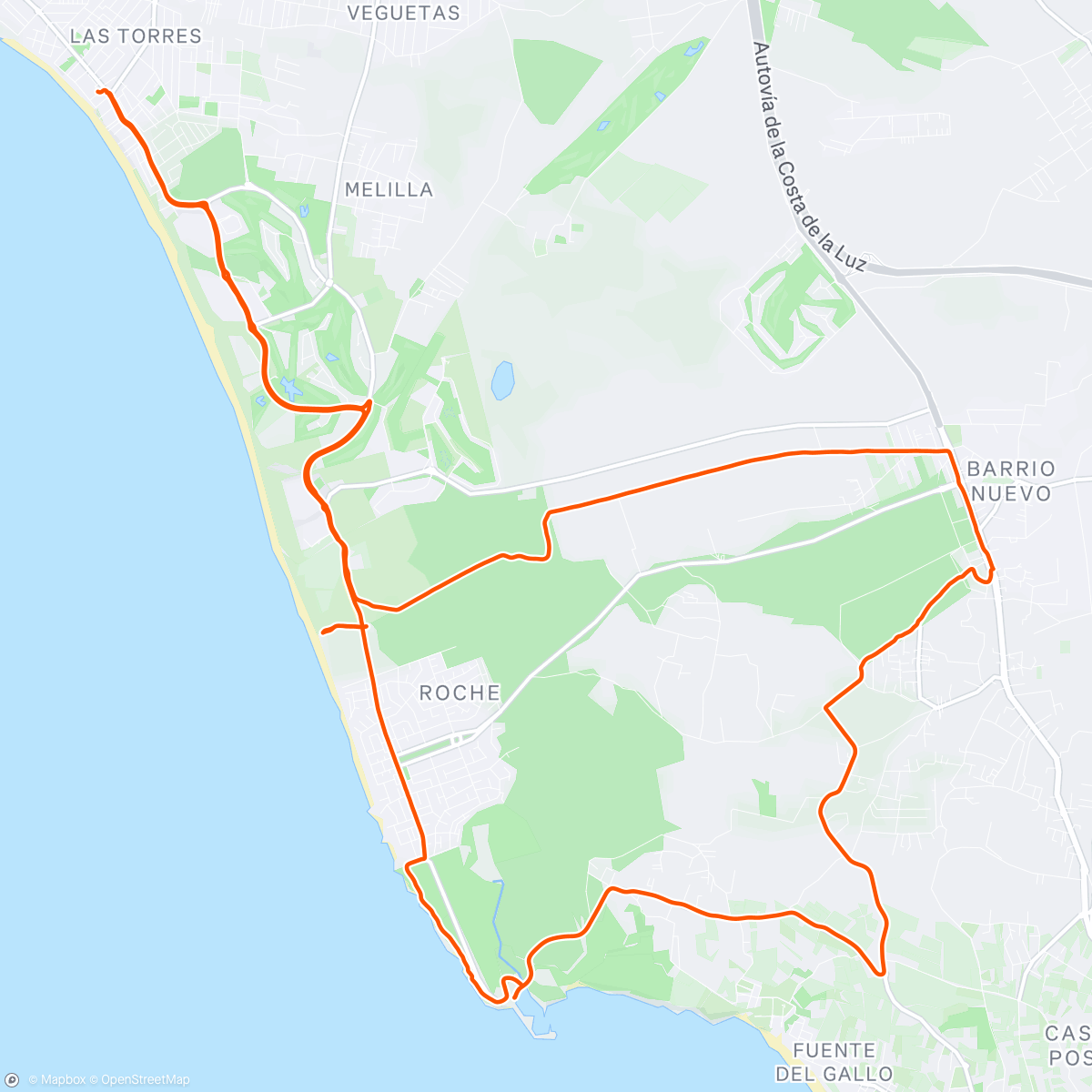 Map of the activity, Mountainbike-Fahrt am Morgen