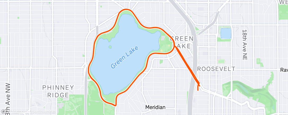 Map of the activity, Afternoon Ride