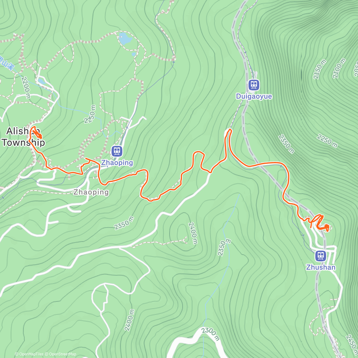 Карта физической активности (Sunrise over Alishan 🔥)