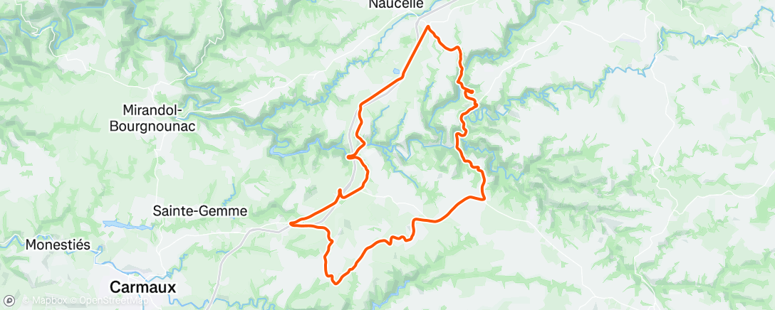Carte de l'activité