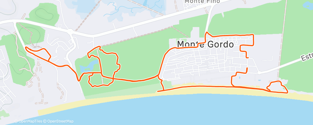 Map of the activity, 🇵🇹cool pour faire 30km