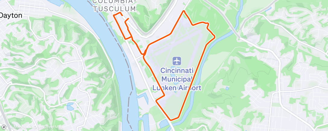 Map of the activity, Father’s Day Ride with Cait and Dogan