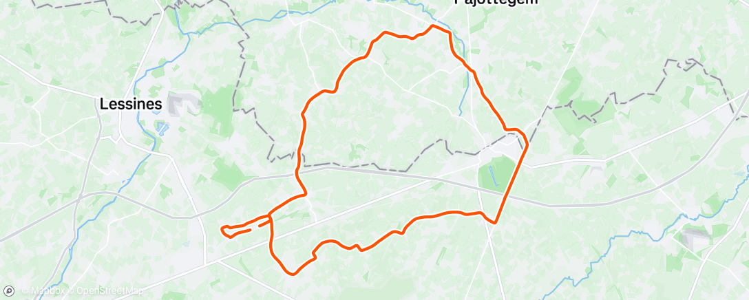 Map of the activity, Sortie vélo dans l'après-midi
