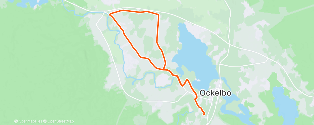 Map of the activity, Morning Run