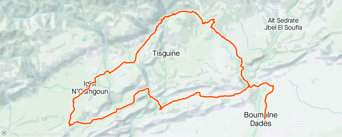 Map of the activity, Stage 1 Titan Desert. Bit of a hard return to racing but I loved it!