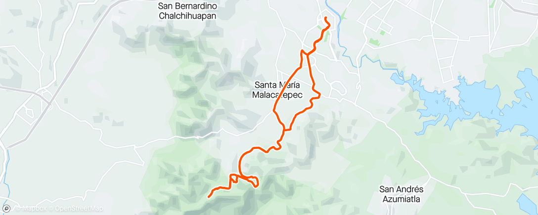 Mappa dell'attività Vuelta en bicicleta de montaña matutina