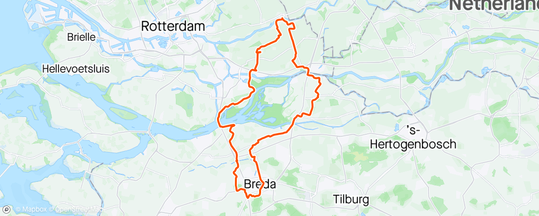 Mapa de la actividad, Rondje Schoonhoven 💨💨💨