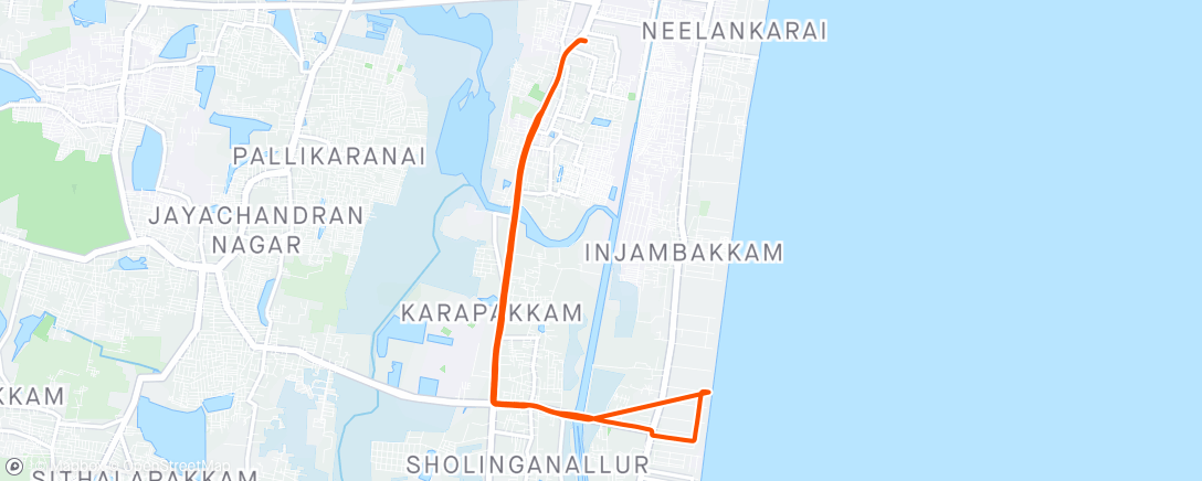 Map of the activity, Ecr riding with spouse