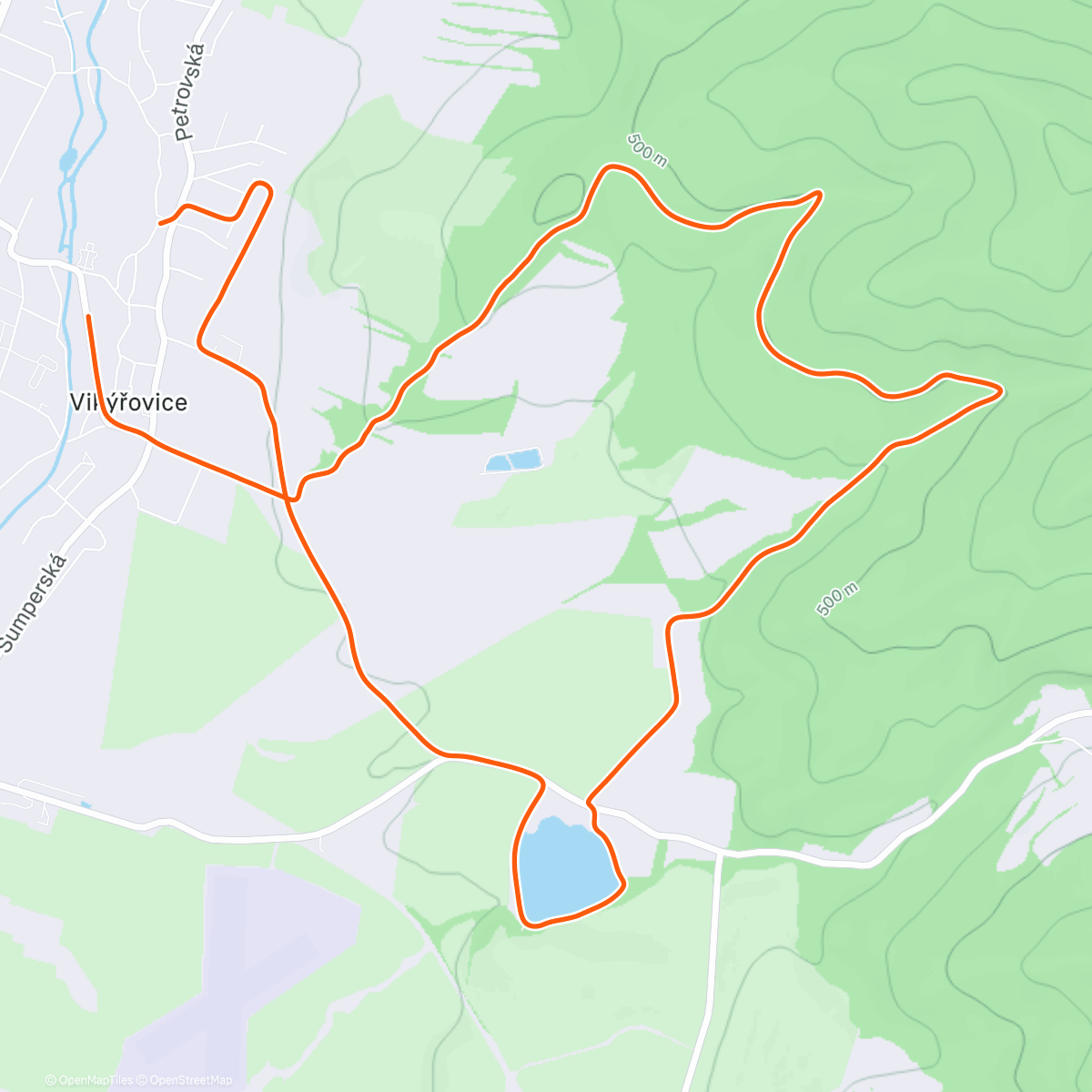 Карта физической активности (Lunch Run)